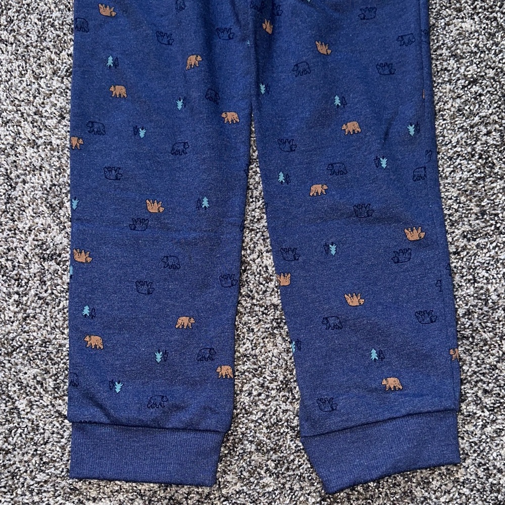 Carter's Beige and Navy Bear Matching Outfit - Picture 15 of 15